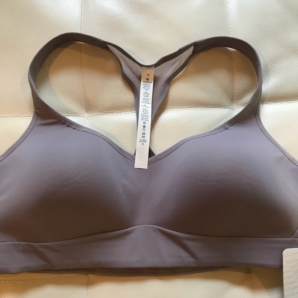 NWT DUSTY DAWN LULULEMON SPEED UP BRA SIZE 10 - Picture 3 of 8
